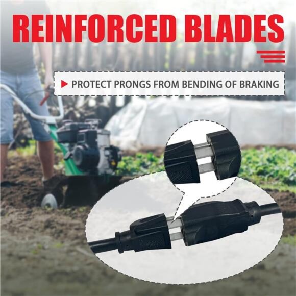 New 50 Ft Outdoor Extension Cord - 16/3 SJTW Black Electrical Cable - Picture 8 of 9